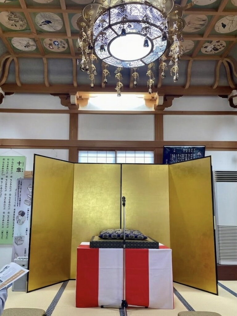 落語会の高座の様子